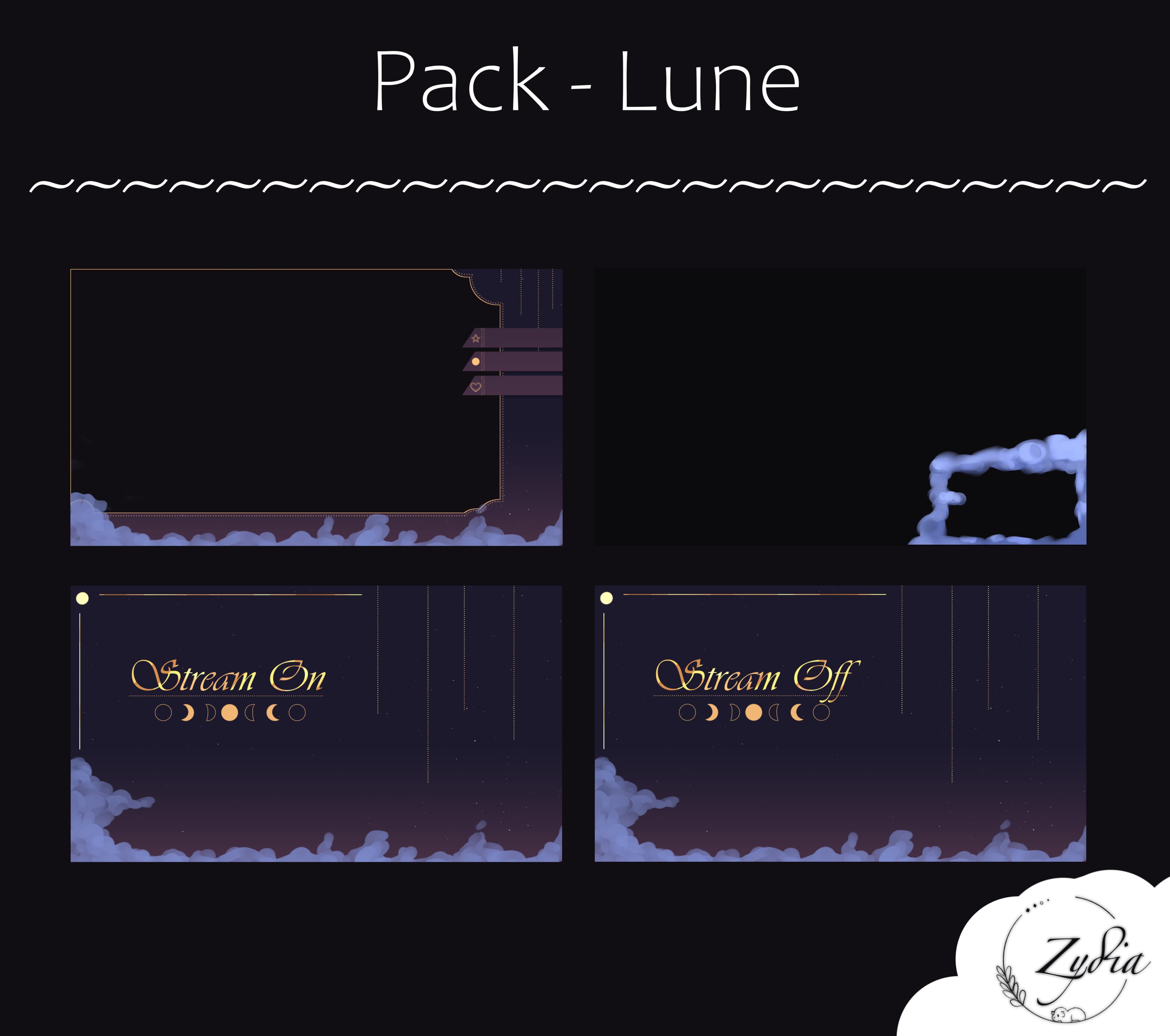Theme lune overlays